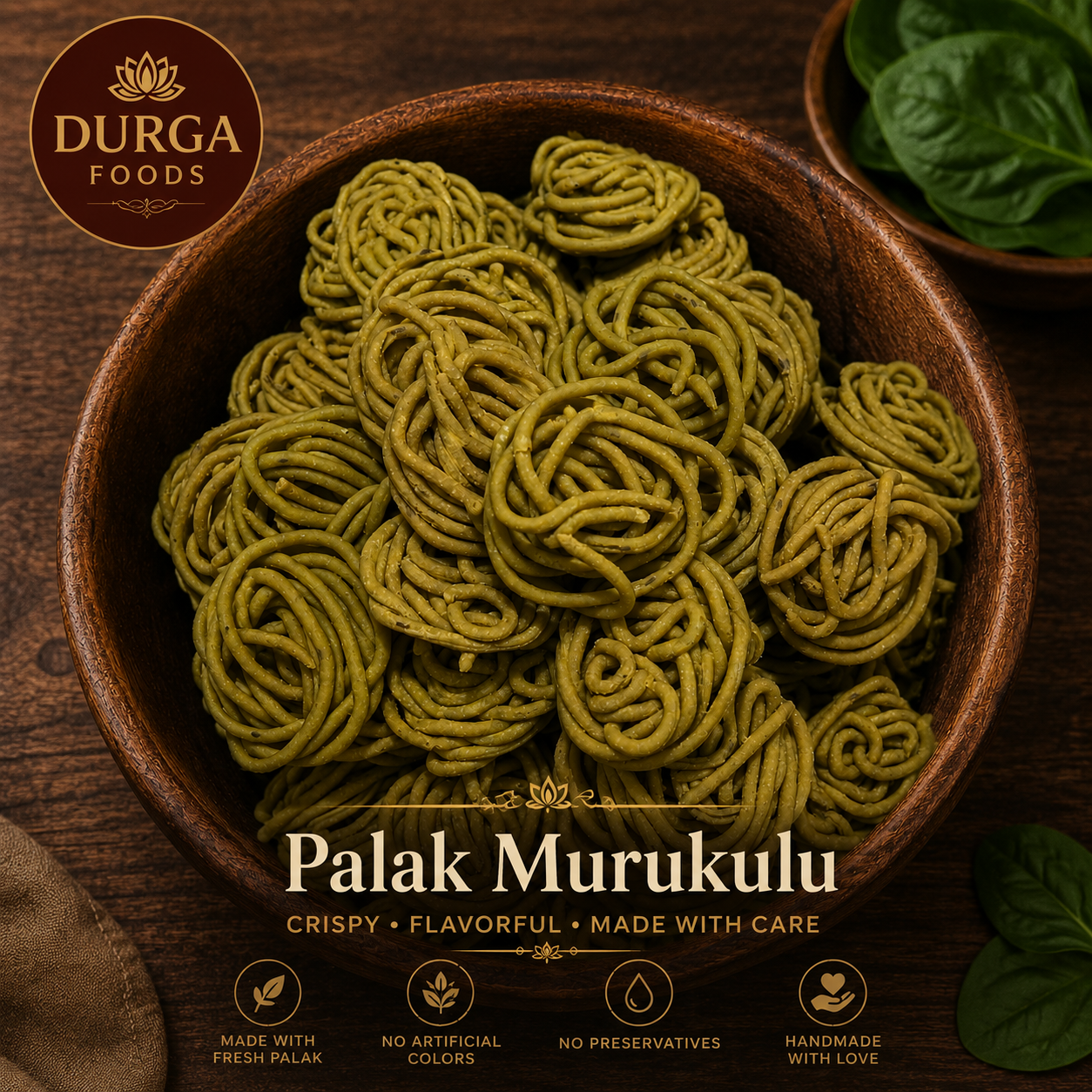 Palak Murukulu