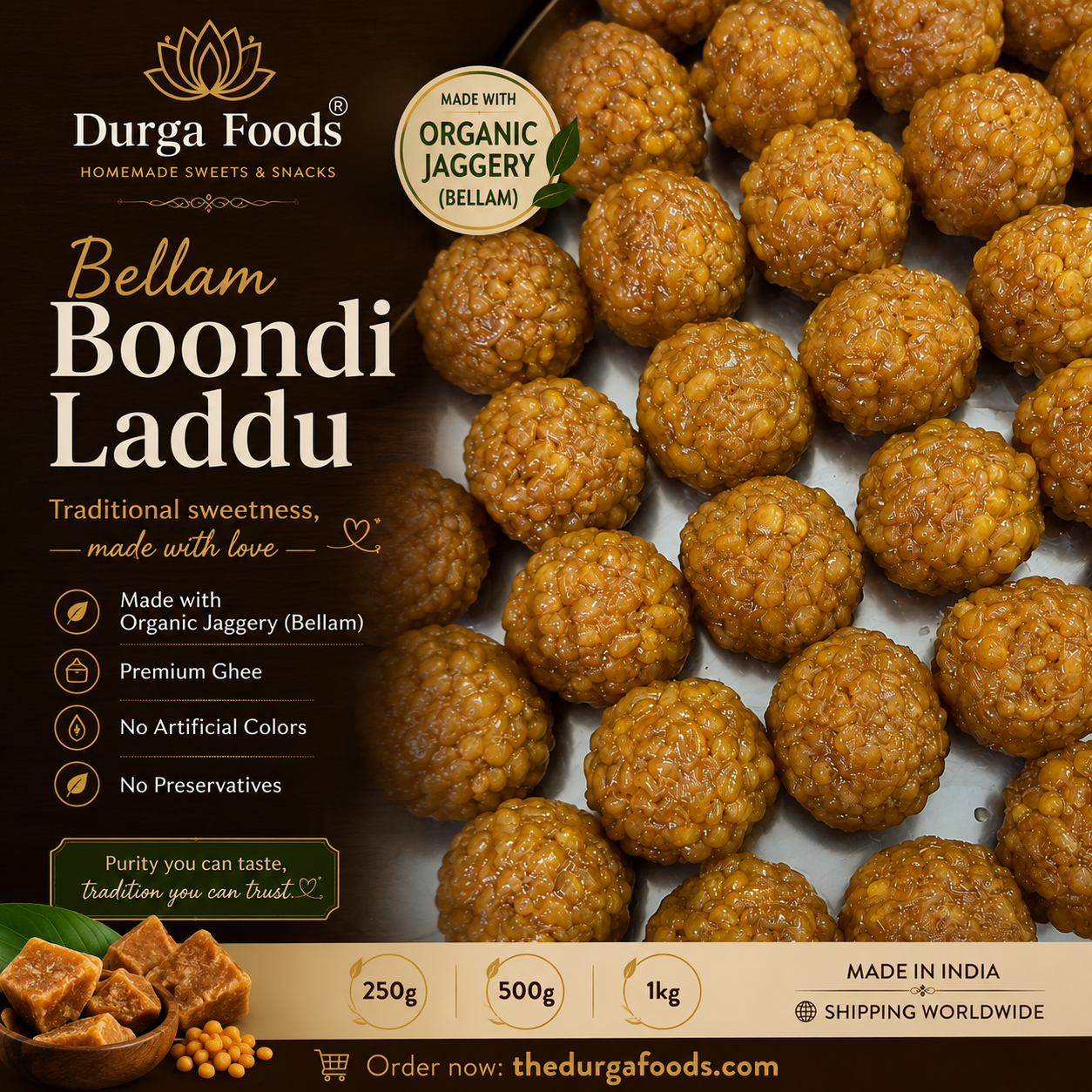 Bellam Boondi Laddu