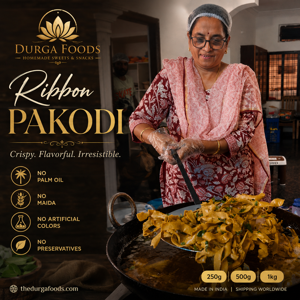 Ribbon Pakodi – Crispy Traditional South Indian Snack