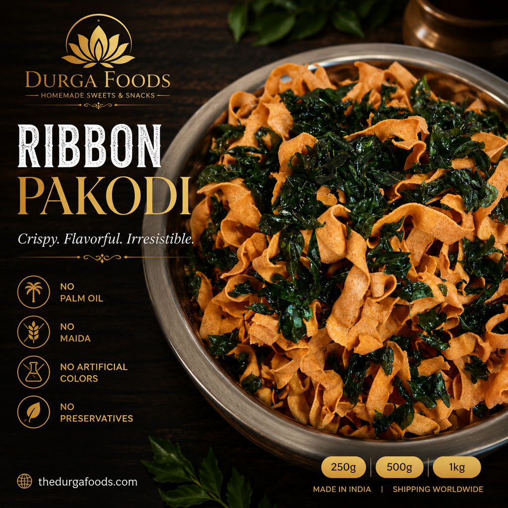 Ribbon Pakodi – Crispy Traditional South Indian Snack
