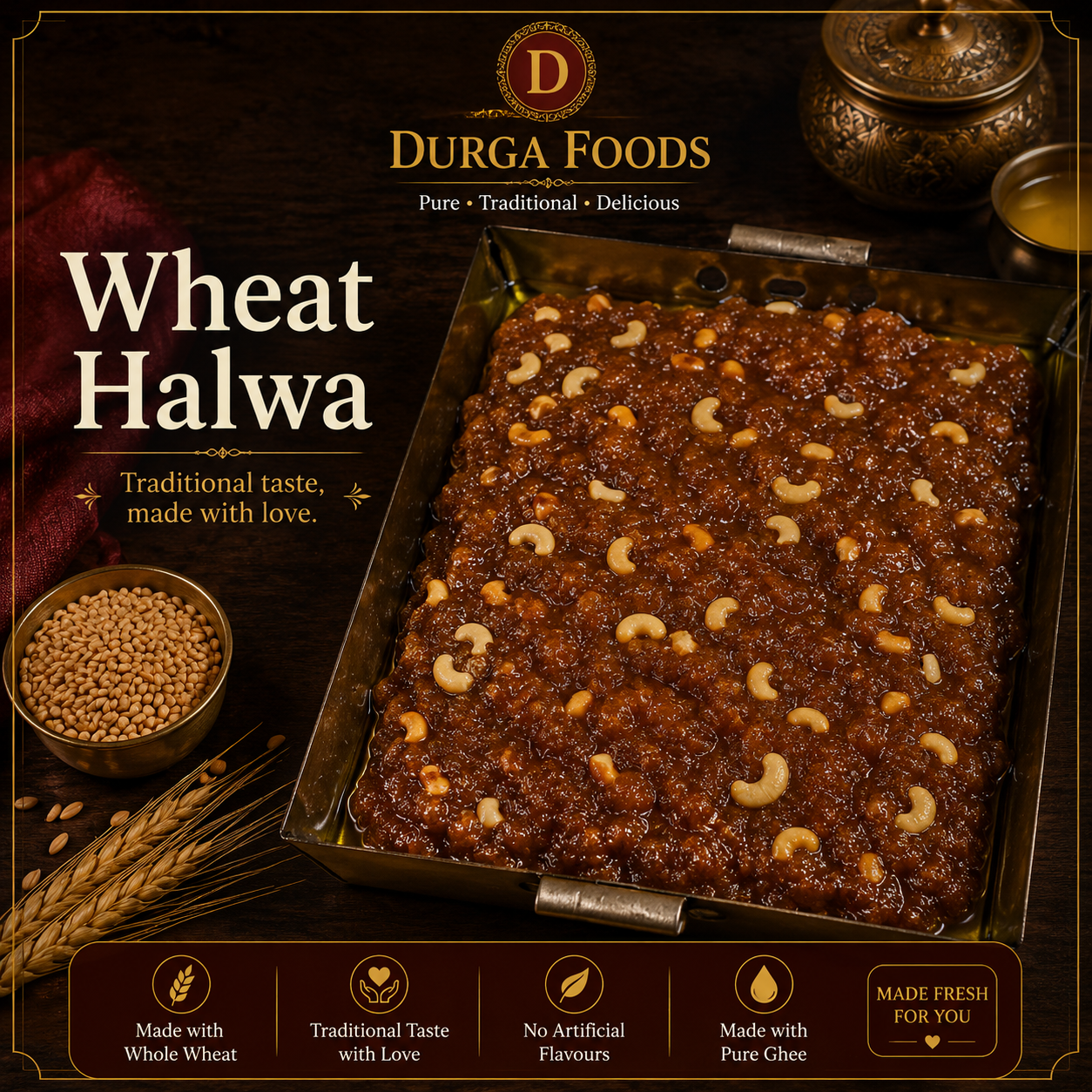 Wheat Halwa