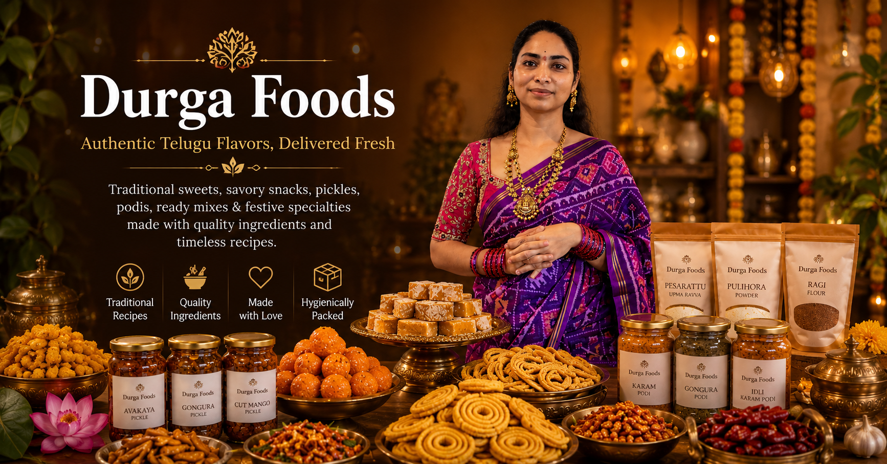 Durga Foods | Authentic Telugu Foods, Snacks & Sweets