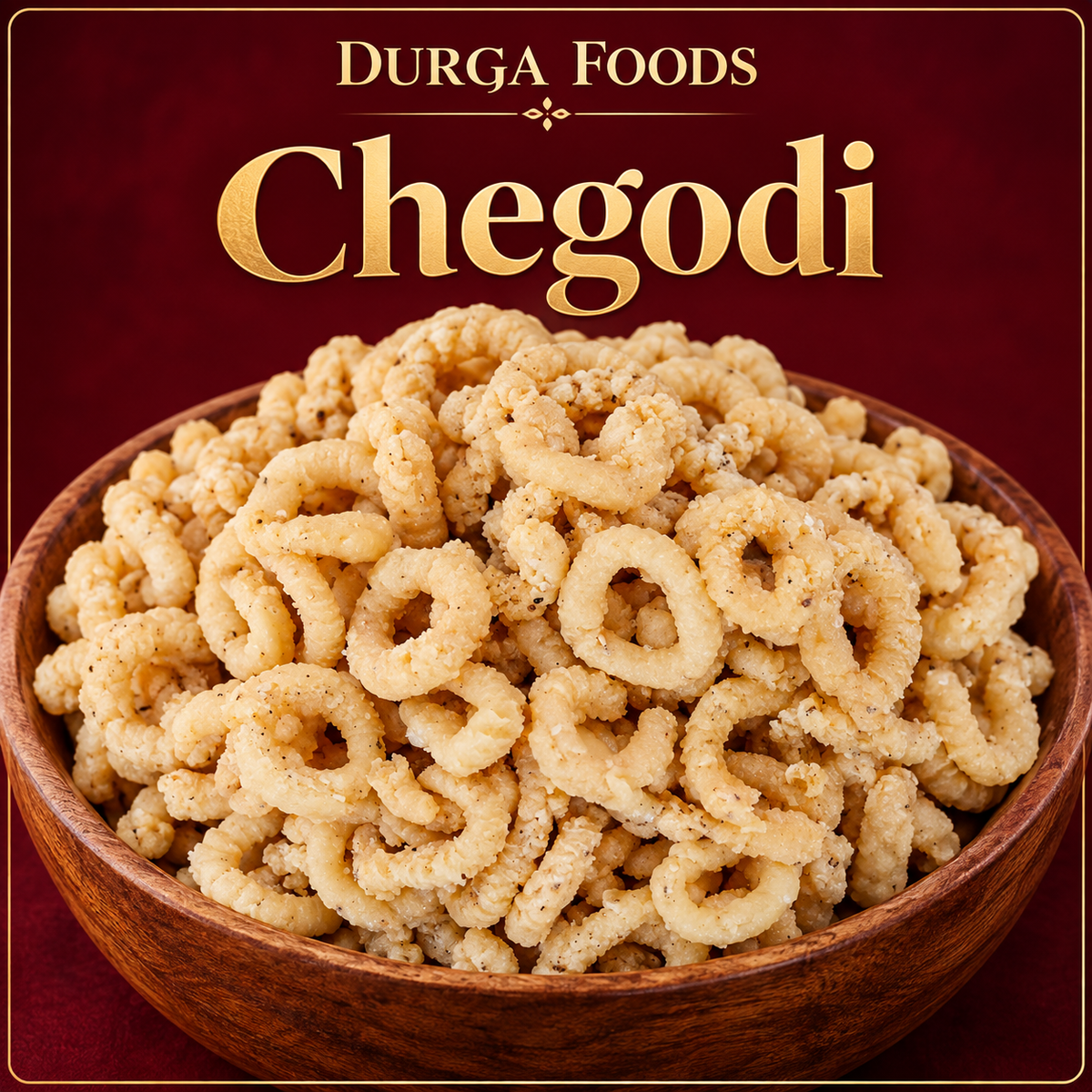 Chegodi – Traditional Crunchy Ring Snack | Durga Foods