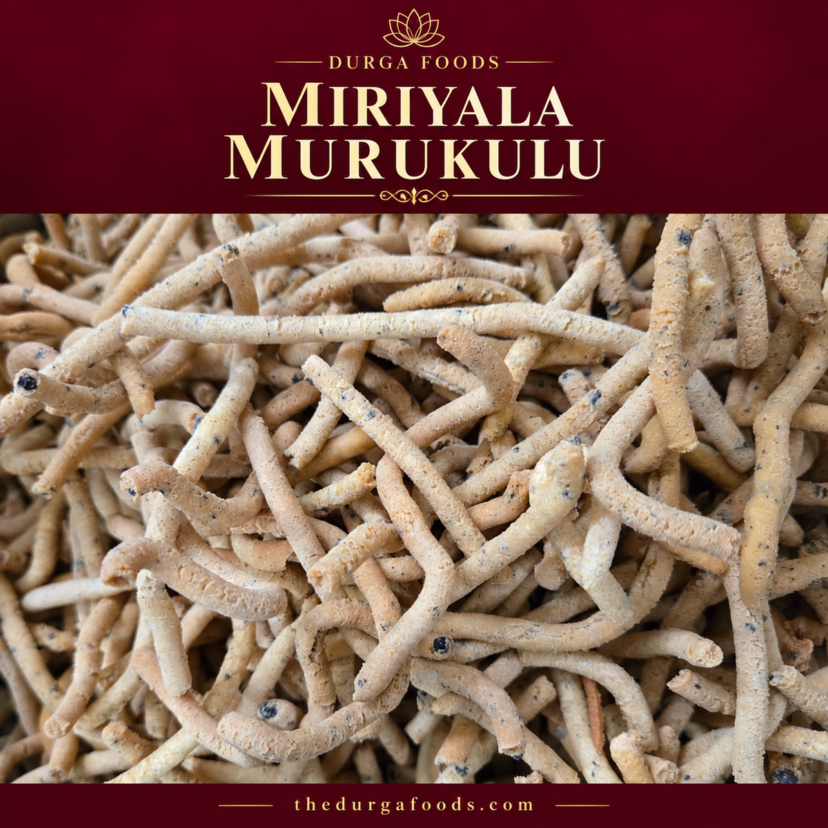 Miriyala Murukulu | Black Pepper Murukku