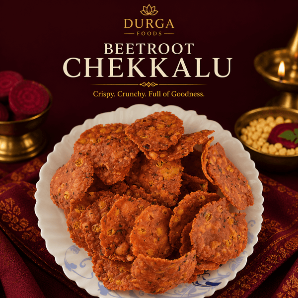 Beetroot Chekkalu - Durga Foods