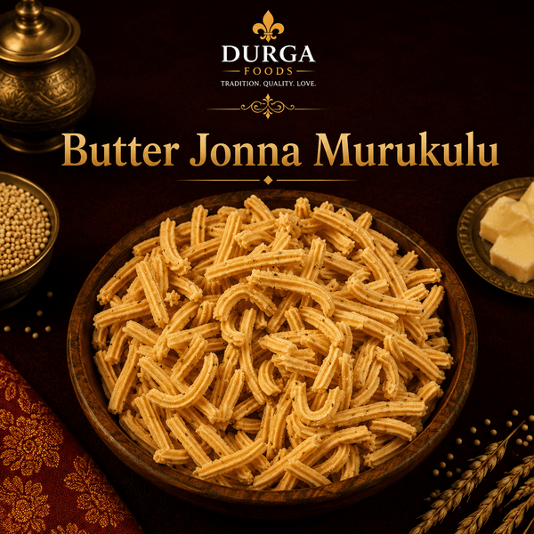 Butter Jonna Murukulu (Jowar) - Durga Foods