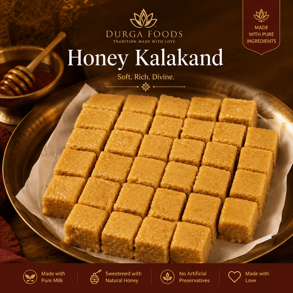 Honey Kalakand - Durga Foods