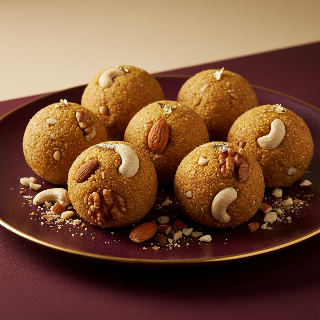 Millet Laddu with Nuts
